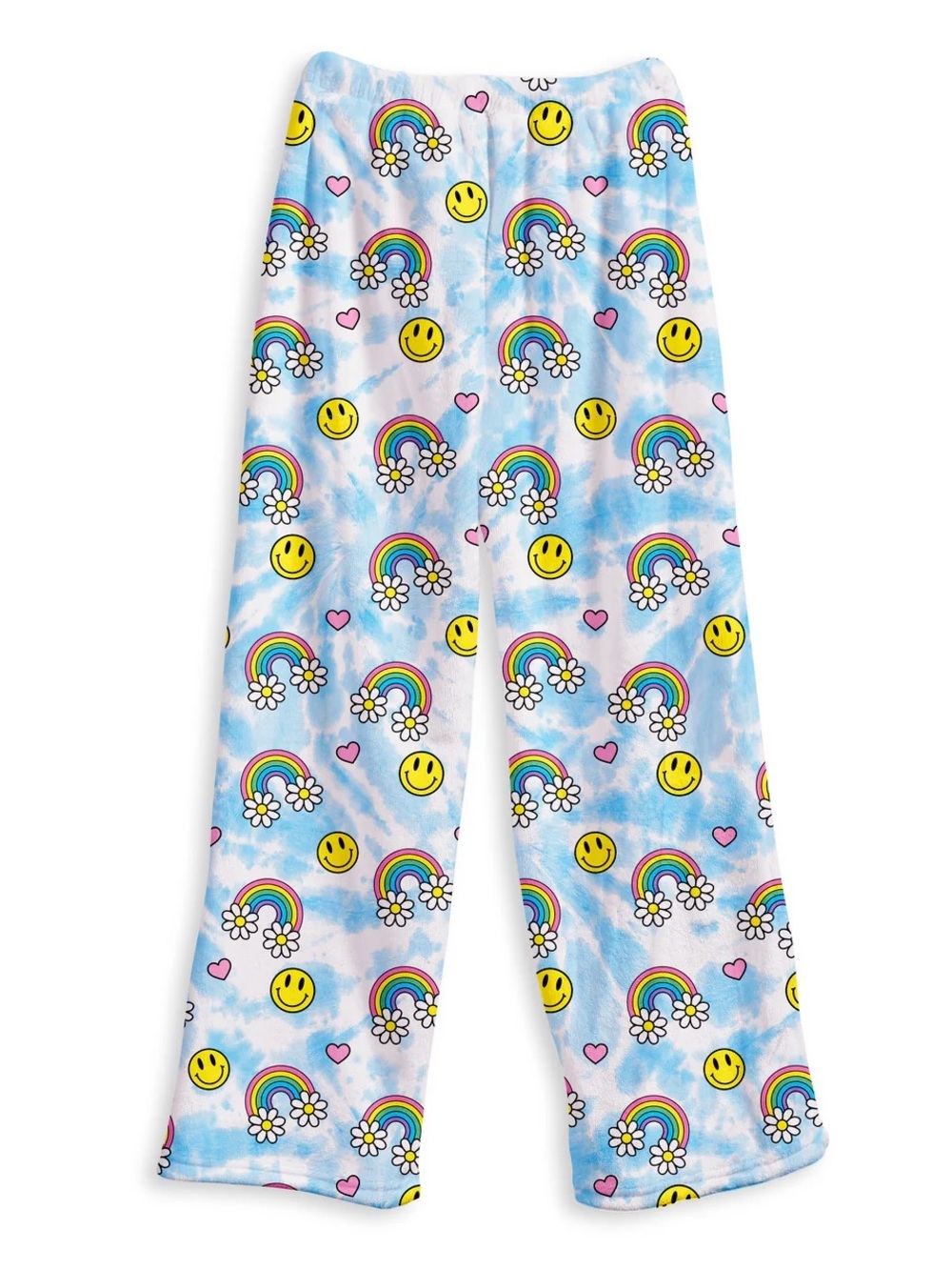 Top Trenz Daisy Rainbow Fuzzy Lounge Pants